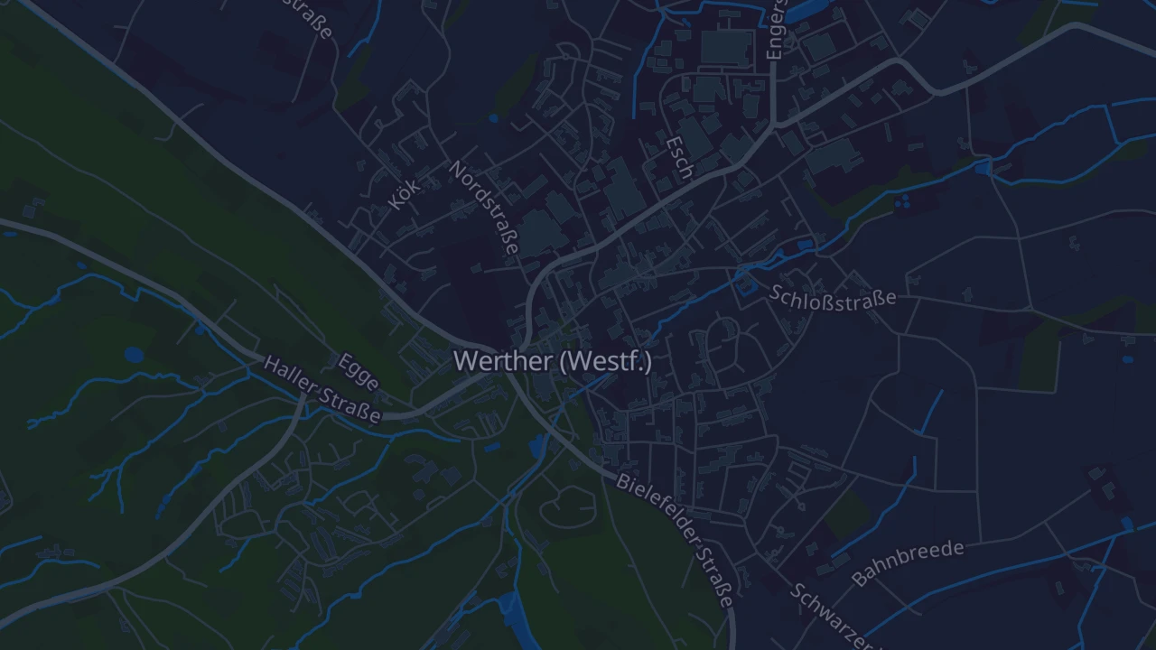 Karte von Werther (Westf.)