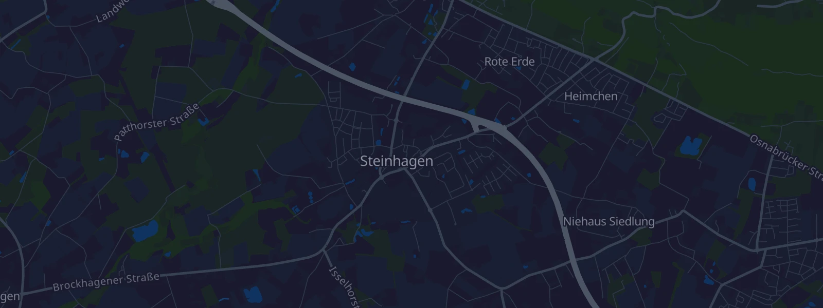 Karte von Steinhagen