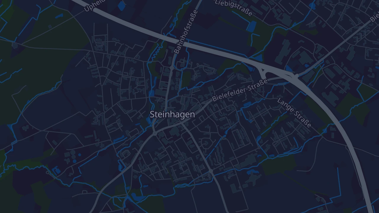 Karte von Steinhagen