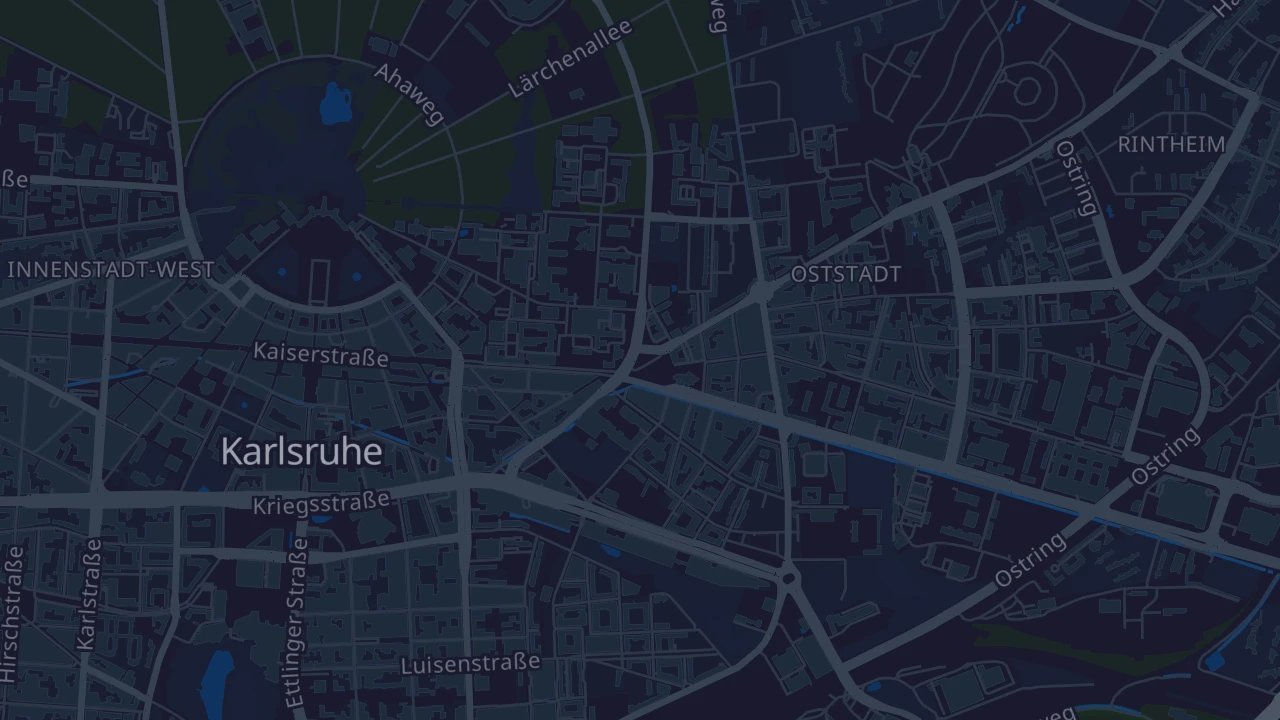 Karte von Karlsruhe