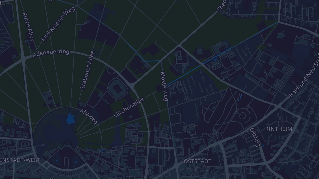 Karte von Karlsruhe