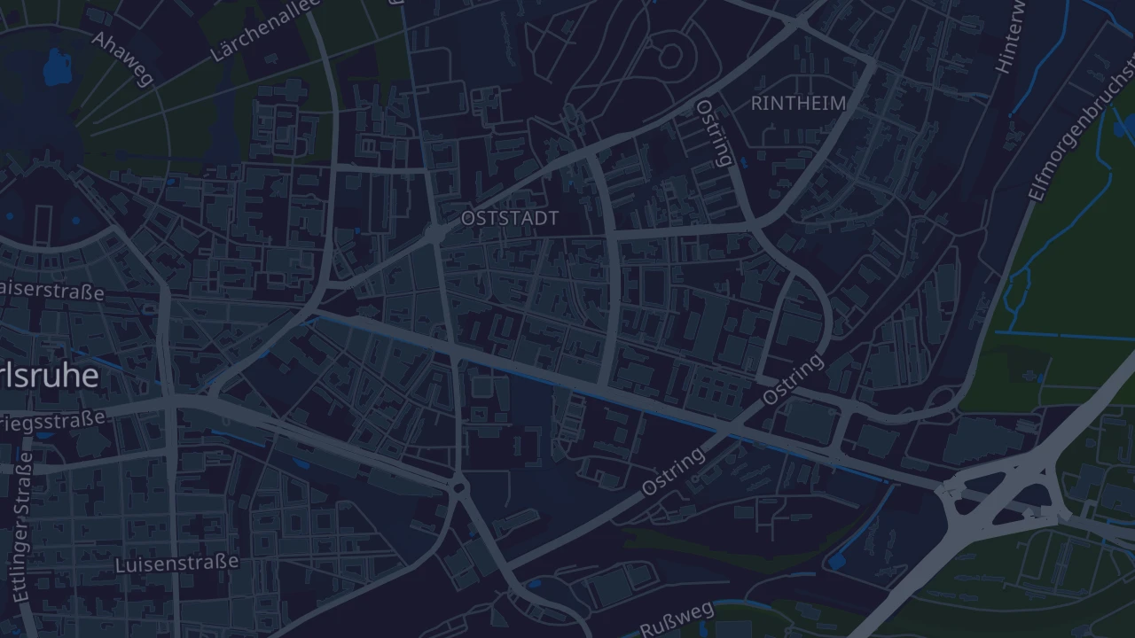 Karte von Karlsruhe