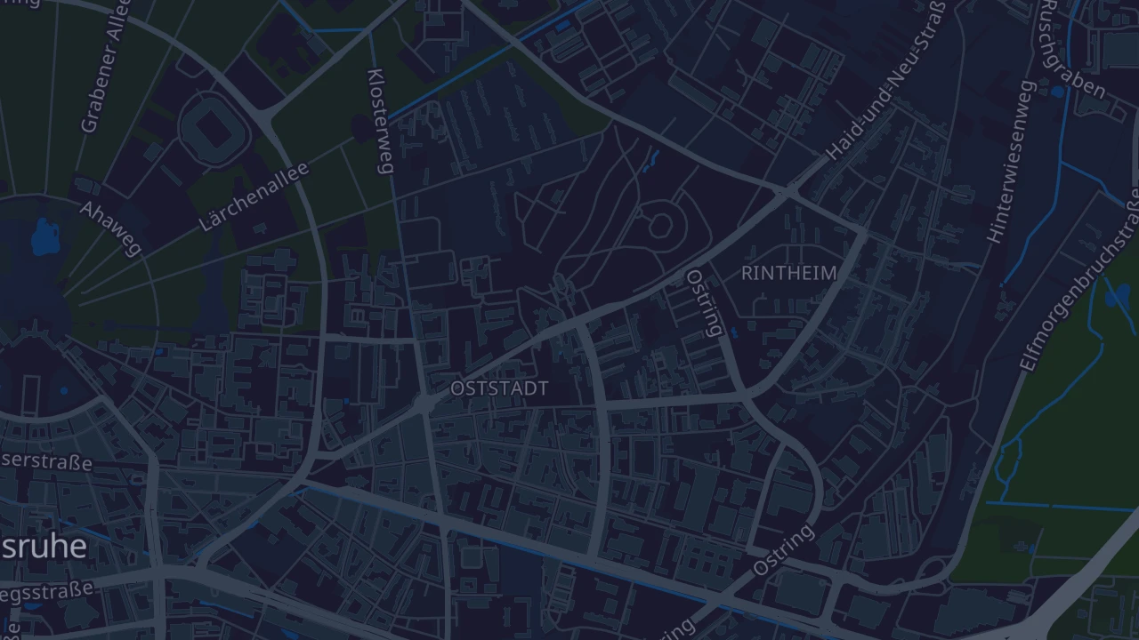 Karte von Karlsruhe