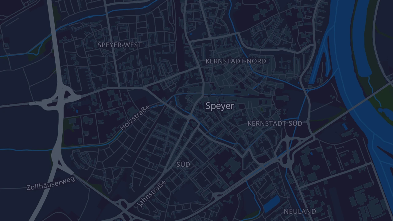 Karte von Speyer