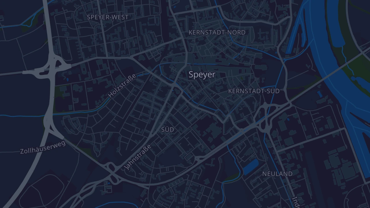 Karte von Speyer