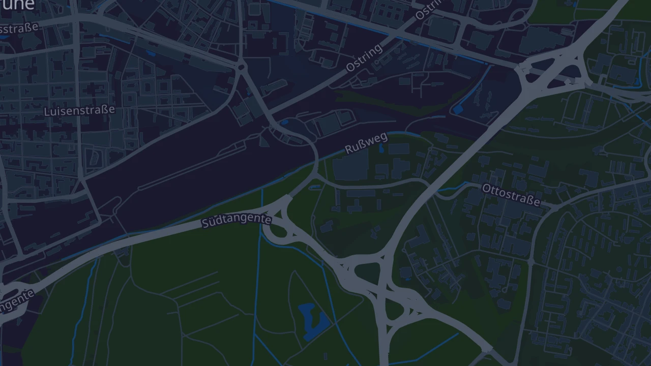 Karte von Karlsruhe