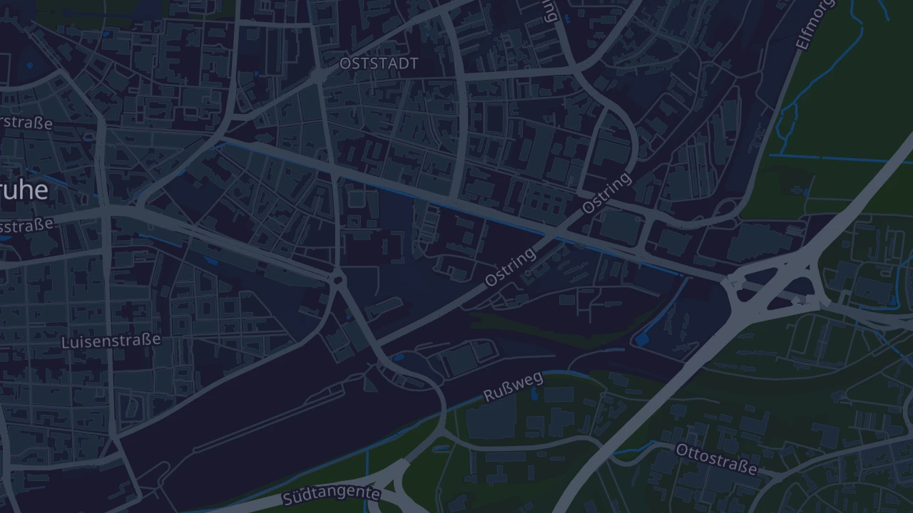 Karte von Karlsruhe