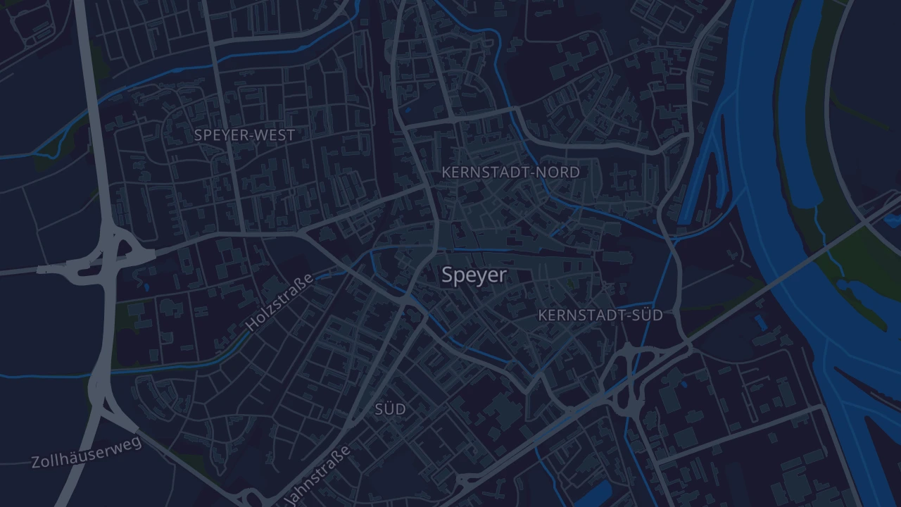 Karte von Speyer