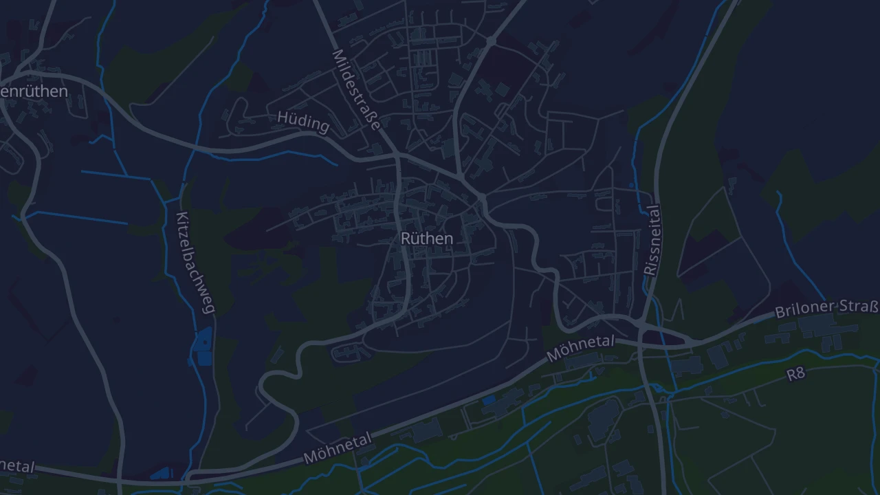 Karte von Rüthen