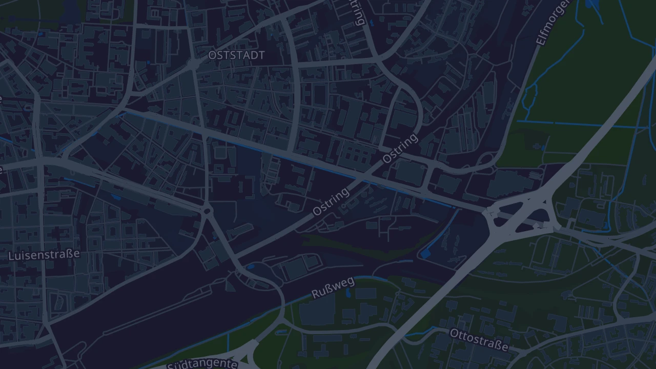 Karte von Karlsruhe