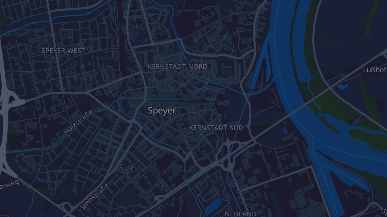 Karte von Speyer
