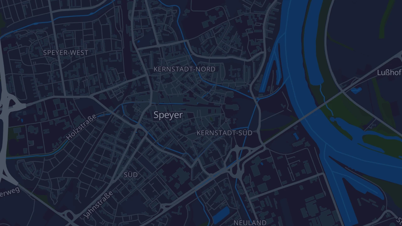 Karte von Speyer