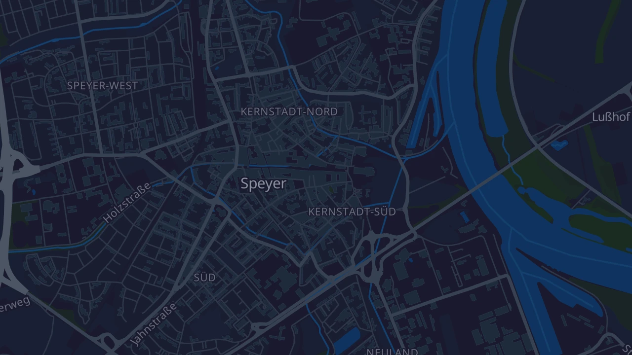 Karte von Speyer