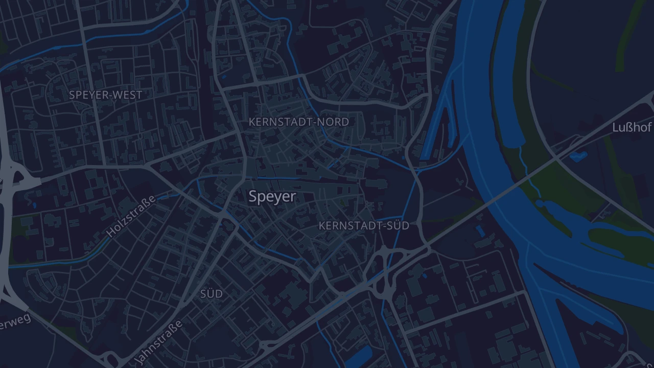 Karte von Speyer