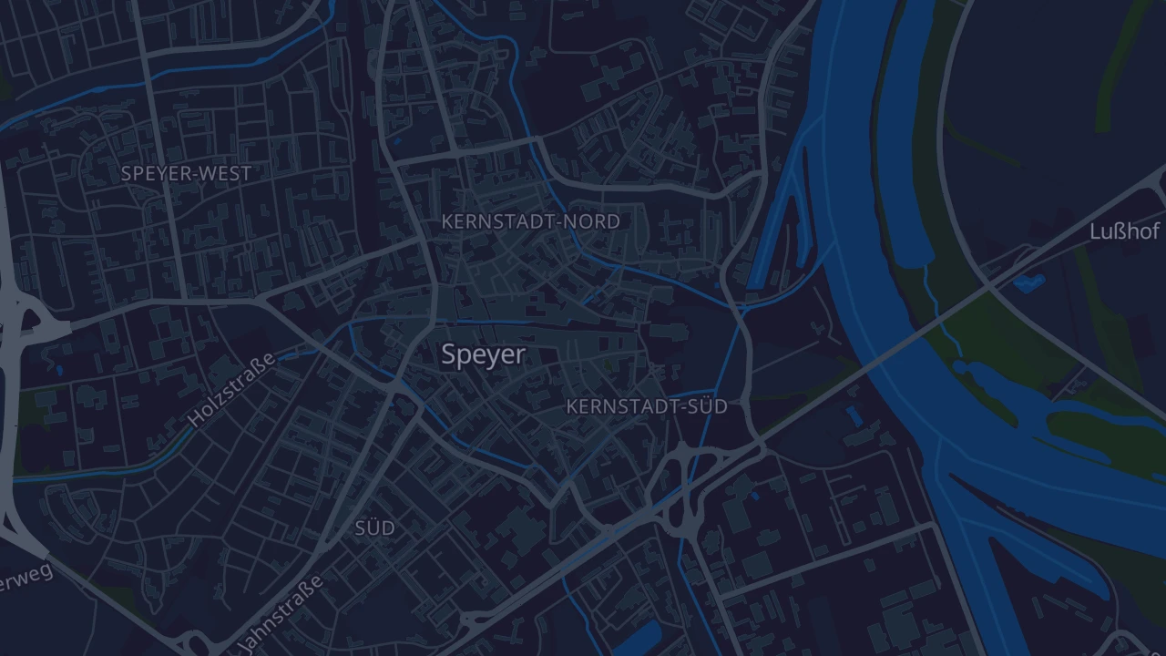 Karte von Speyer