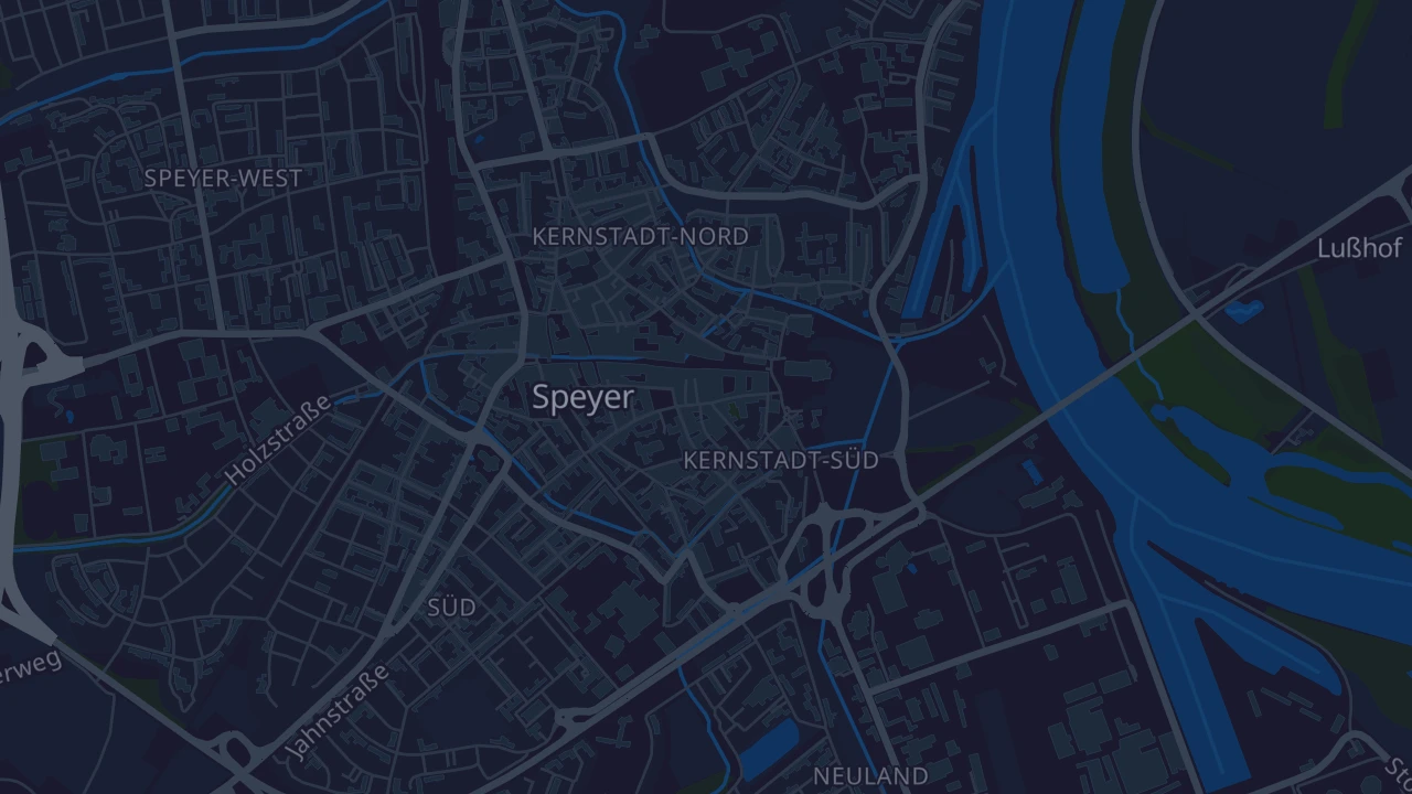 Karte von Speyer