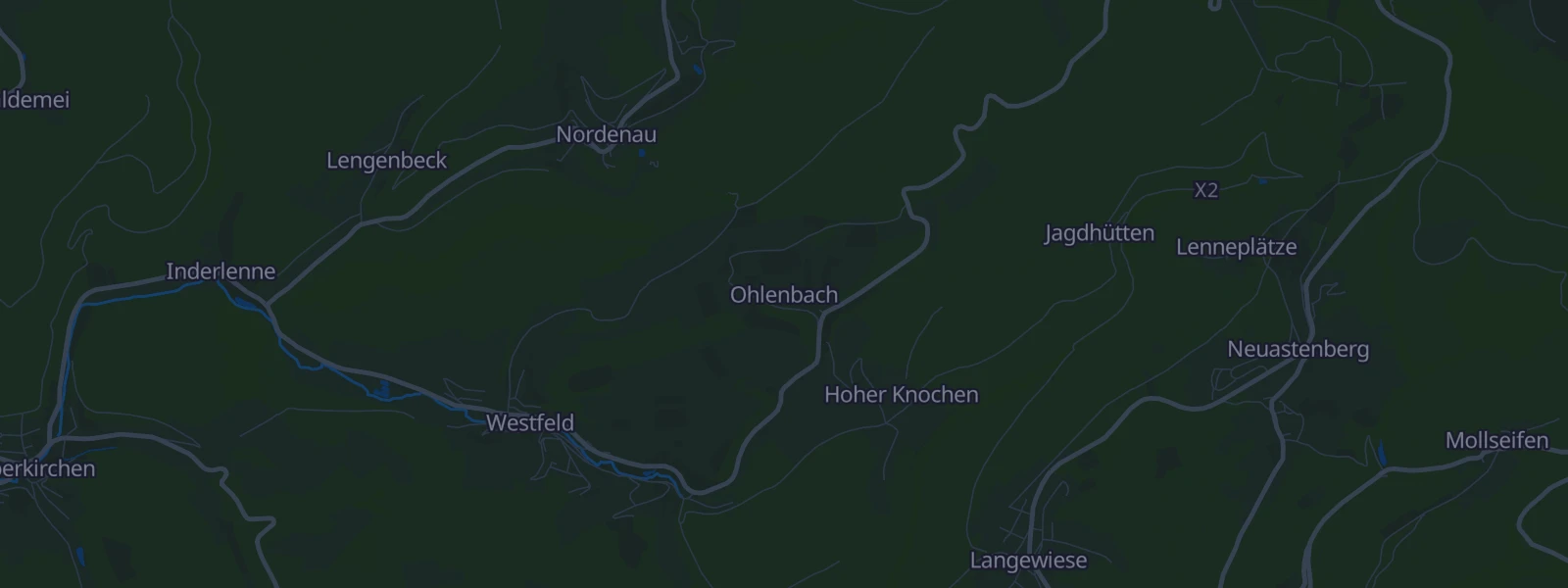 Karte von Schmallenberg-Ohlenbach