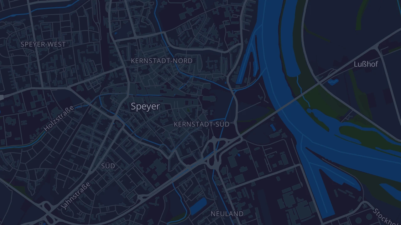 Karte von Speyer