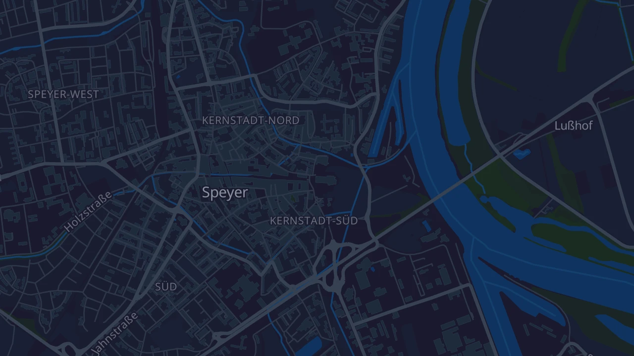 Karte von Speyer