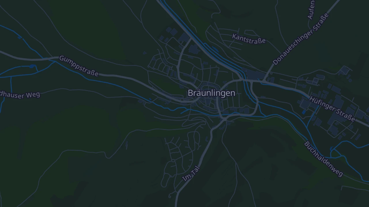 Karte von Bräunlingen