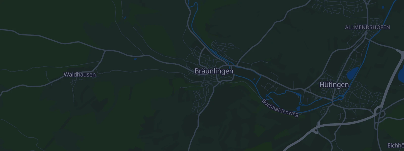 Karte von Bräunlingen