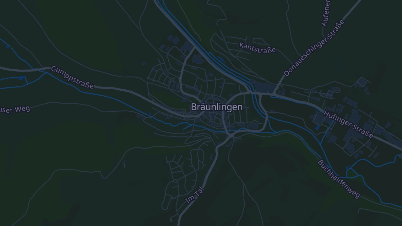 Karte von Bräunlingen