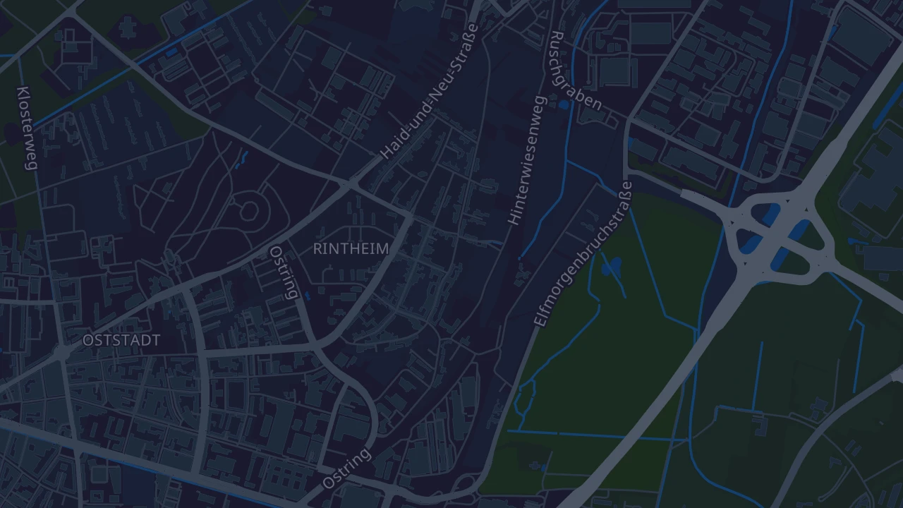 Karte von Karlsruhe