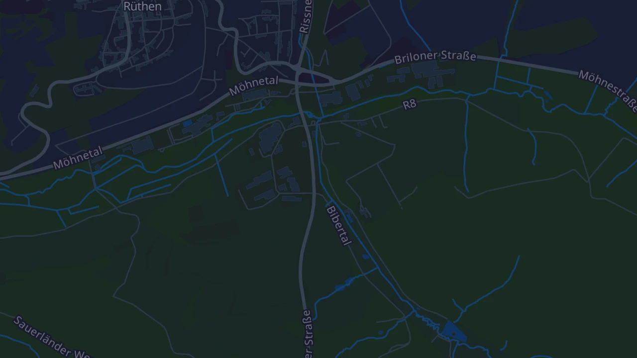 Karte von Rüthen