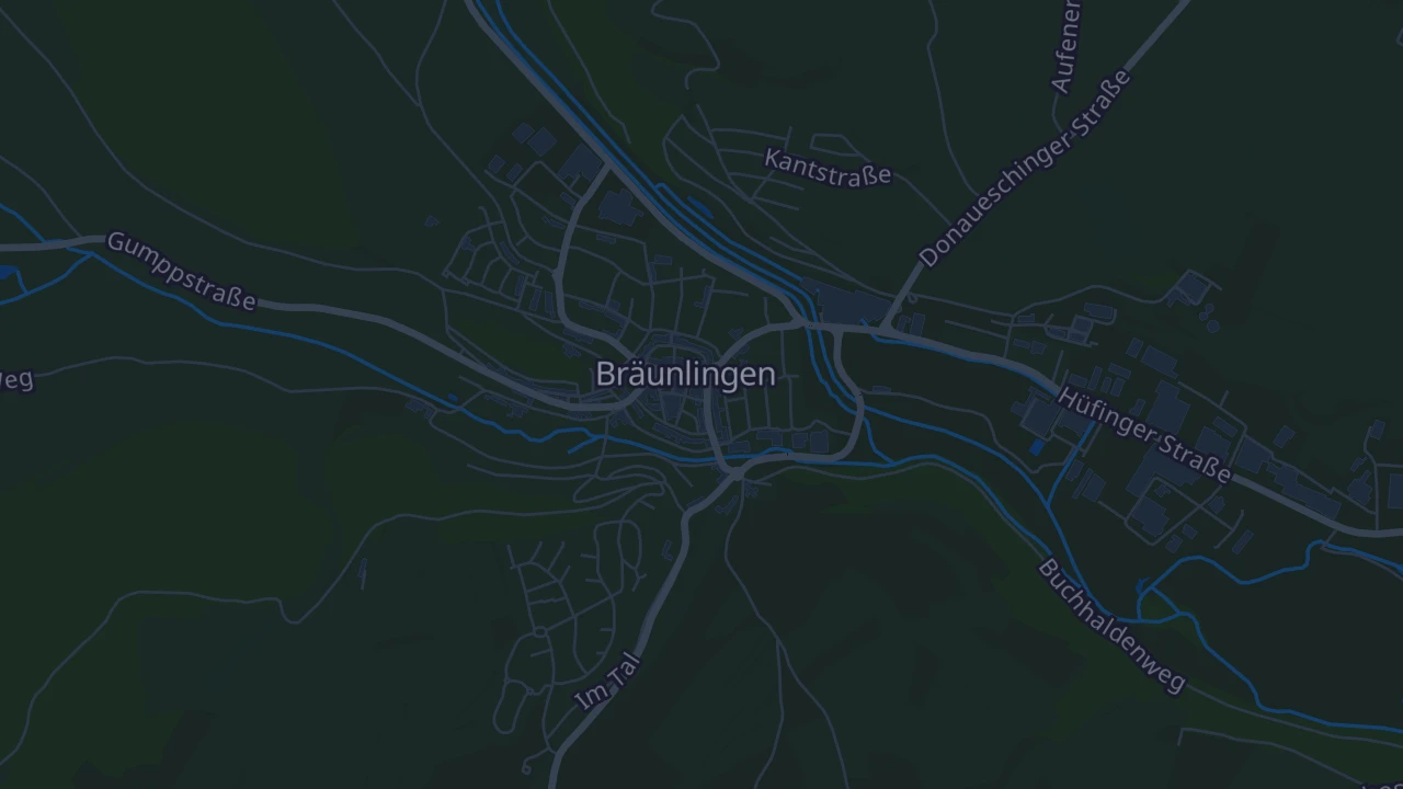 Karte von Bräunlingen