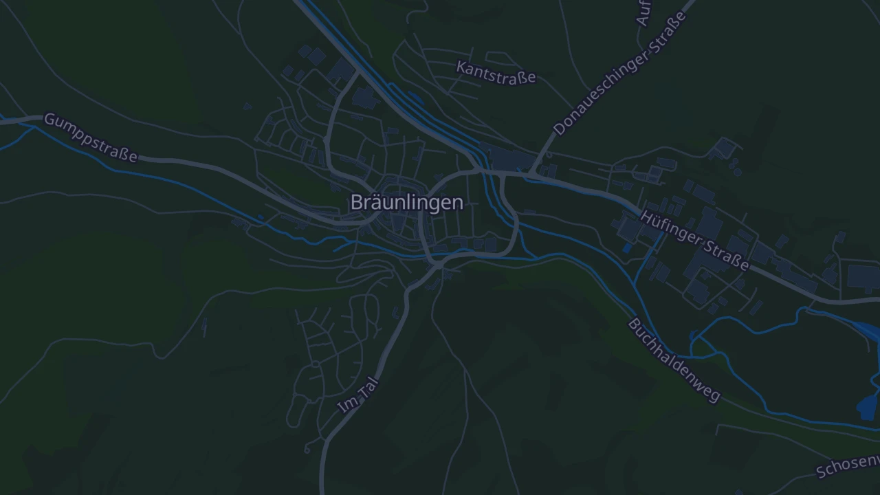 Karte von Bräunlingen