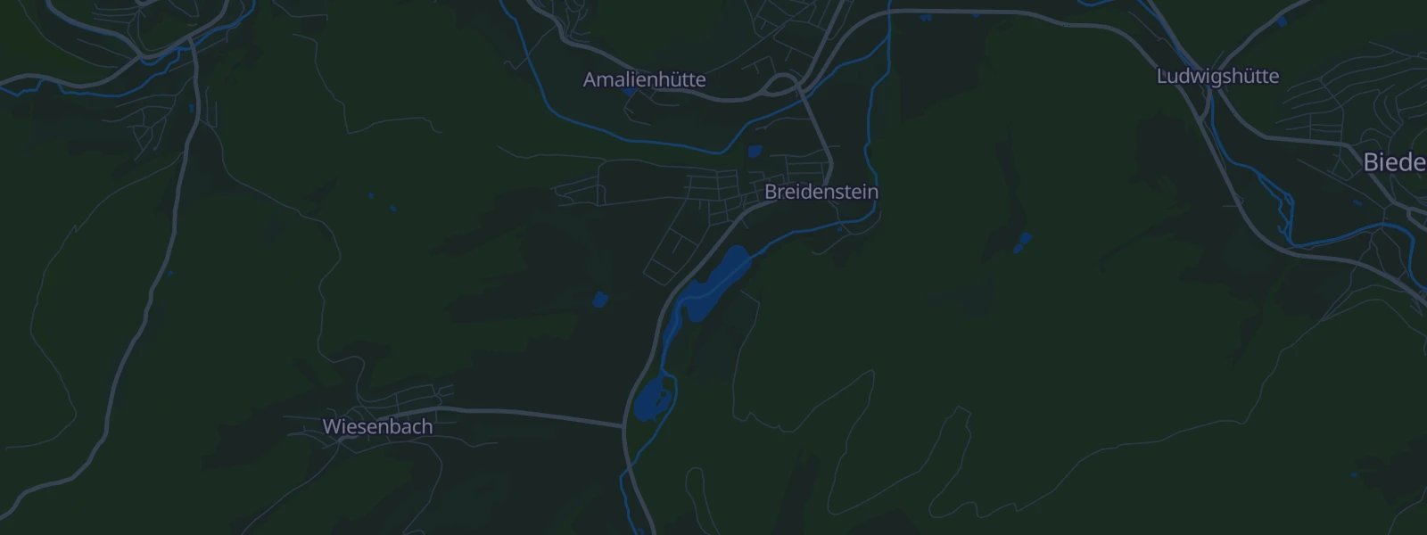 Karte von Biedenkopf-Breidenstein