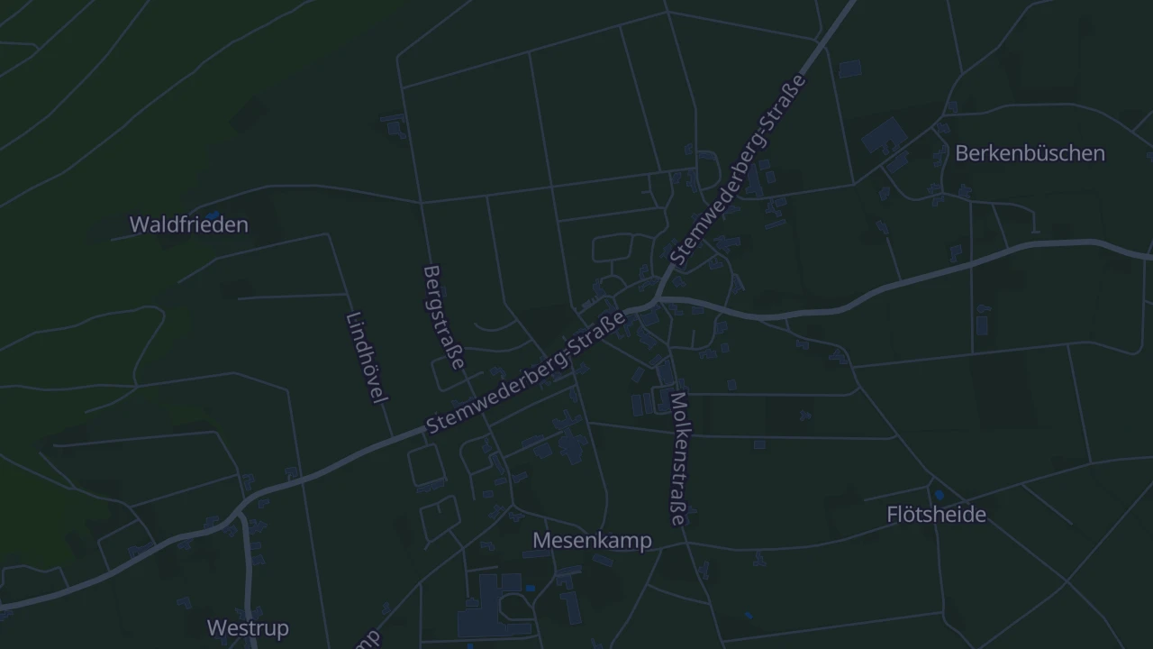 Karte von Stemwede