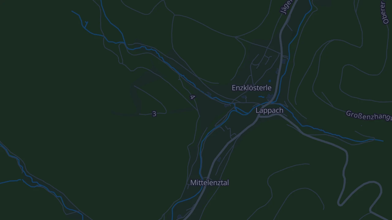 Karte von Enzklösterle