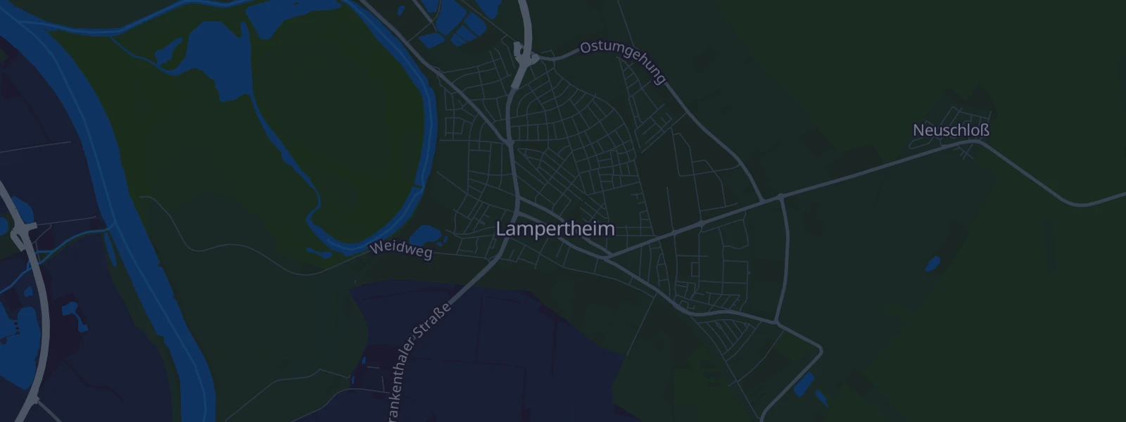 Karte von Lampertheim