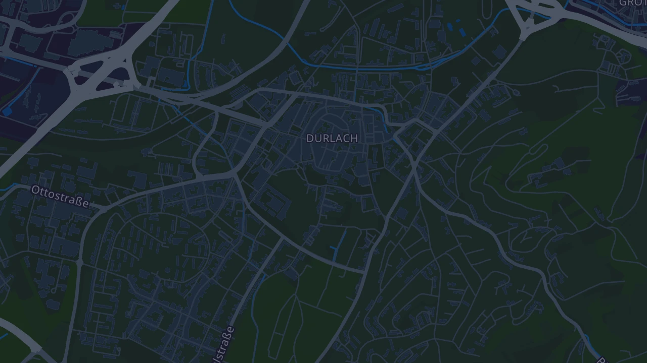 Karte von Karlsruhe
