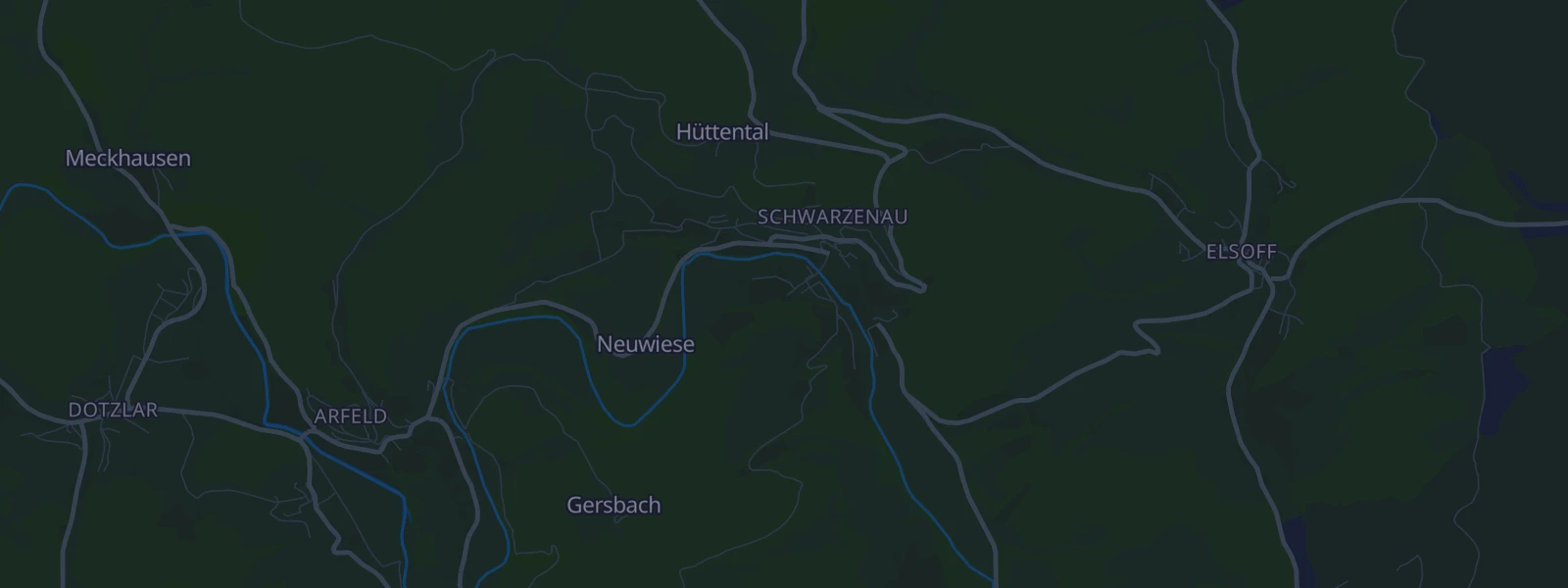 Karte von Bad Berleburg Schwarzenau