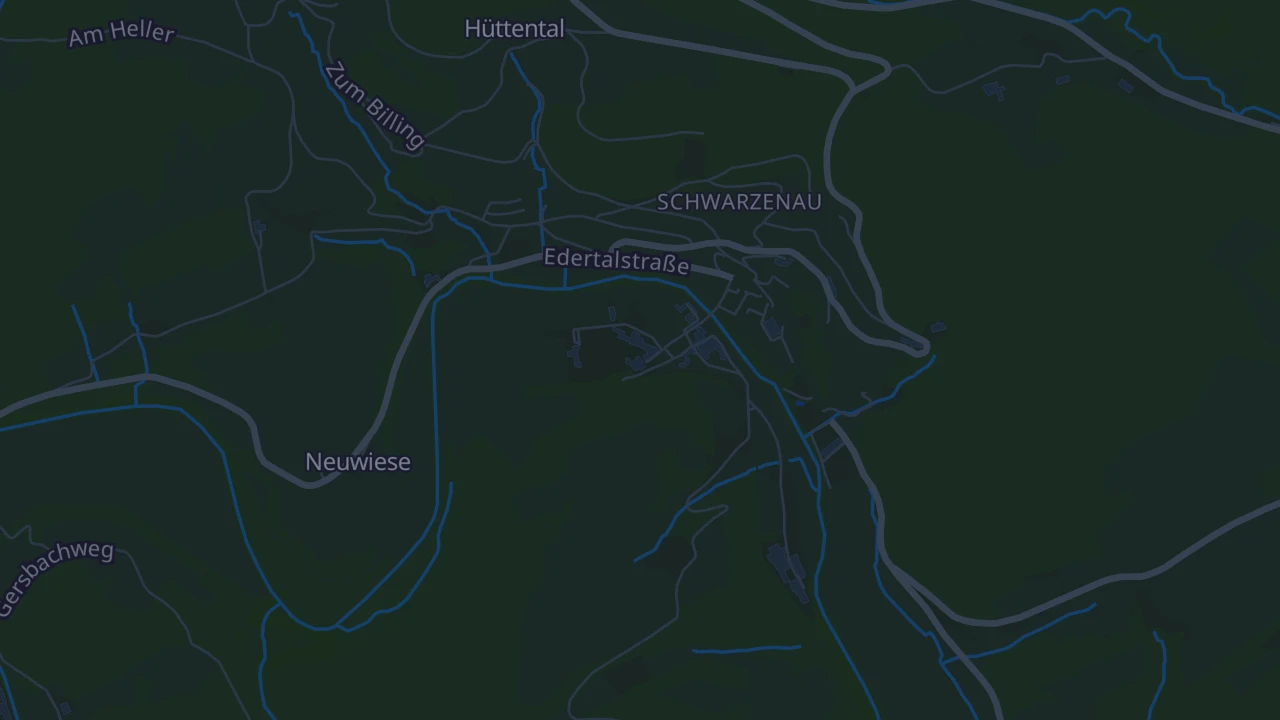 Karte von Bad Berleburg Schwarzenau
