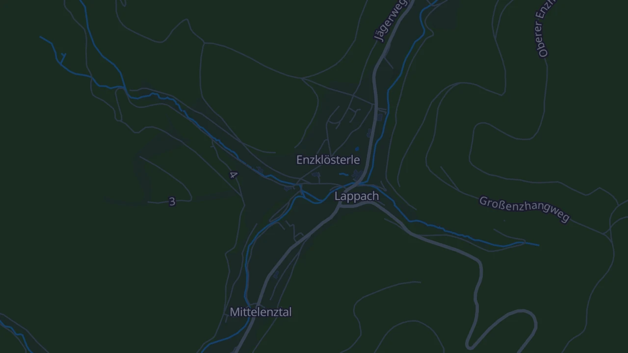 Karte von Enzklösterle