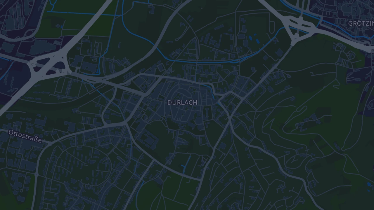 Karte von Karlsruhe
