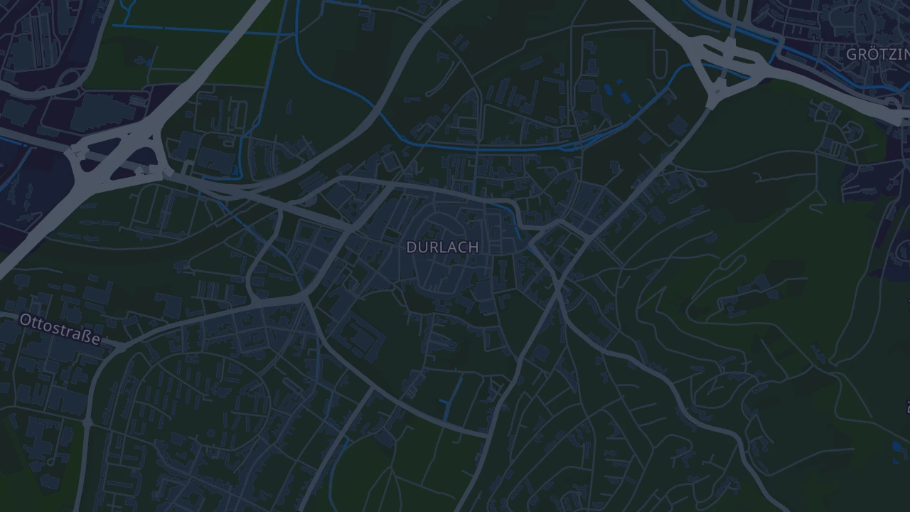 Karte von Karlsruhe