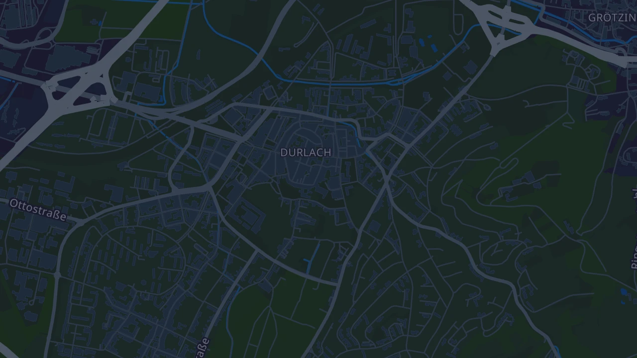 Karte von Karlsruhe