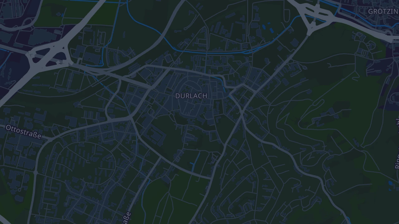 Karte von Karlsruhe