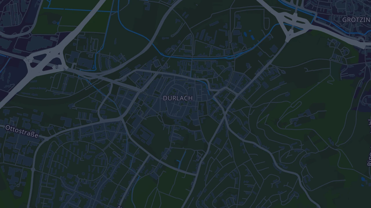 Karte von Karlsruhe