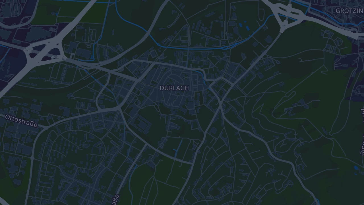 Karte von Karlsruhe