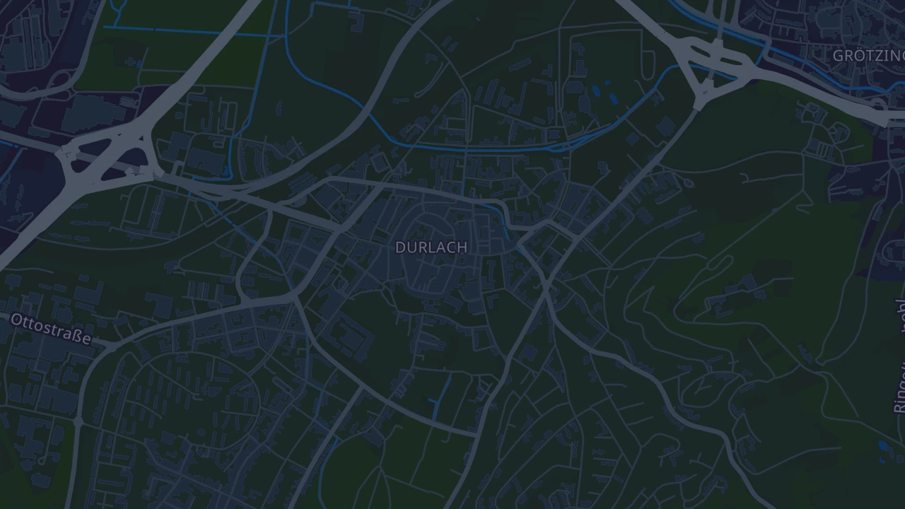 Karte von Karlsruhe
