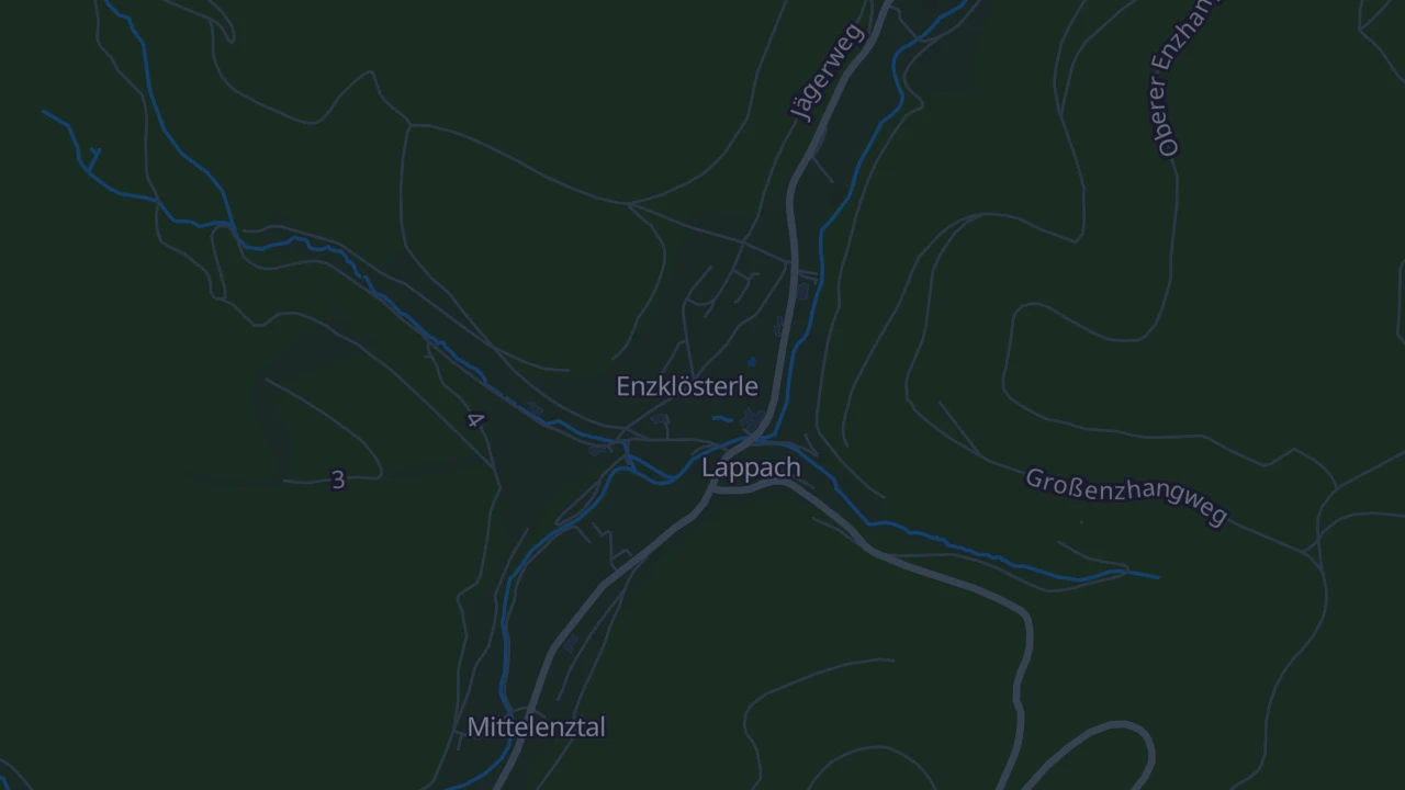 Karte von Enzklösterle