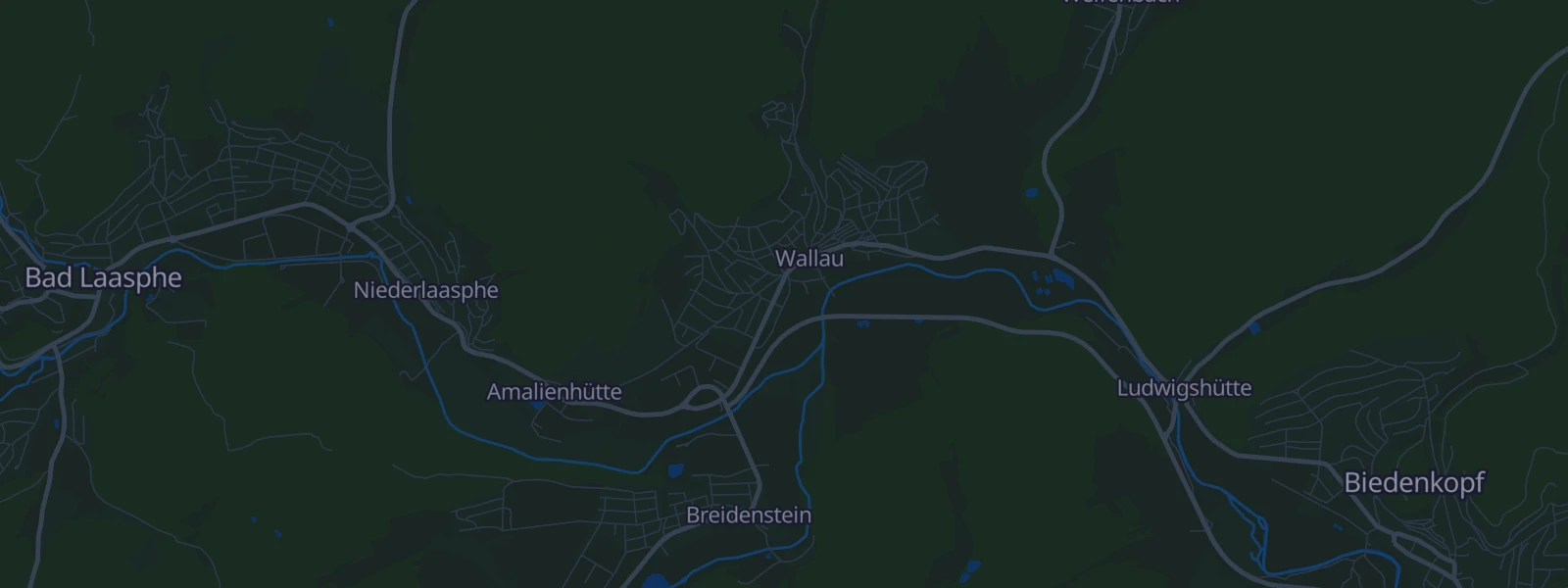 Karte von Biedenkopf-Wallau