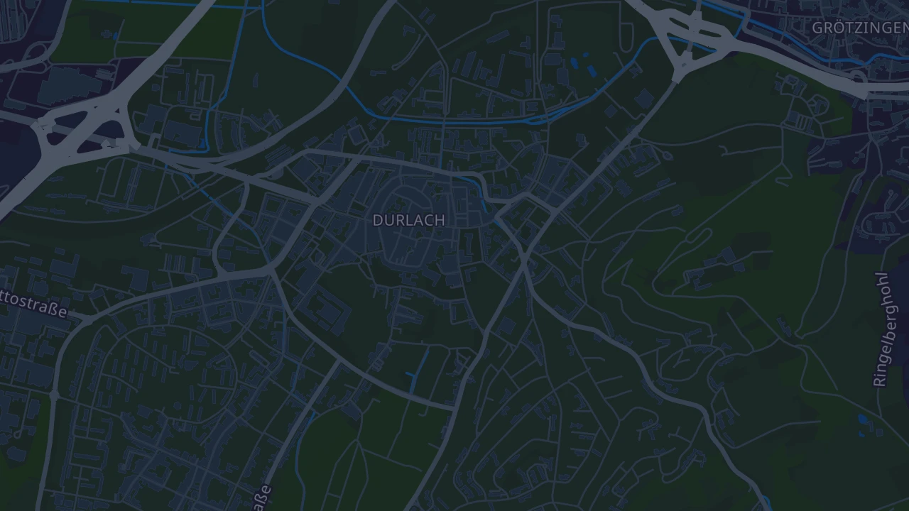 Karte von Karlsruhe