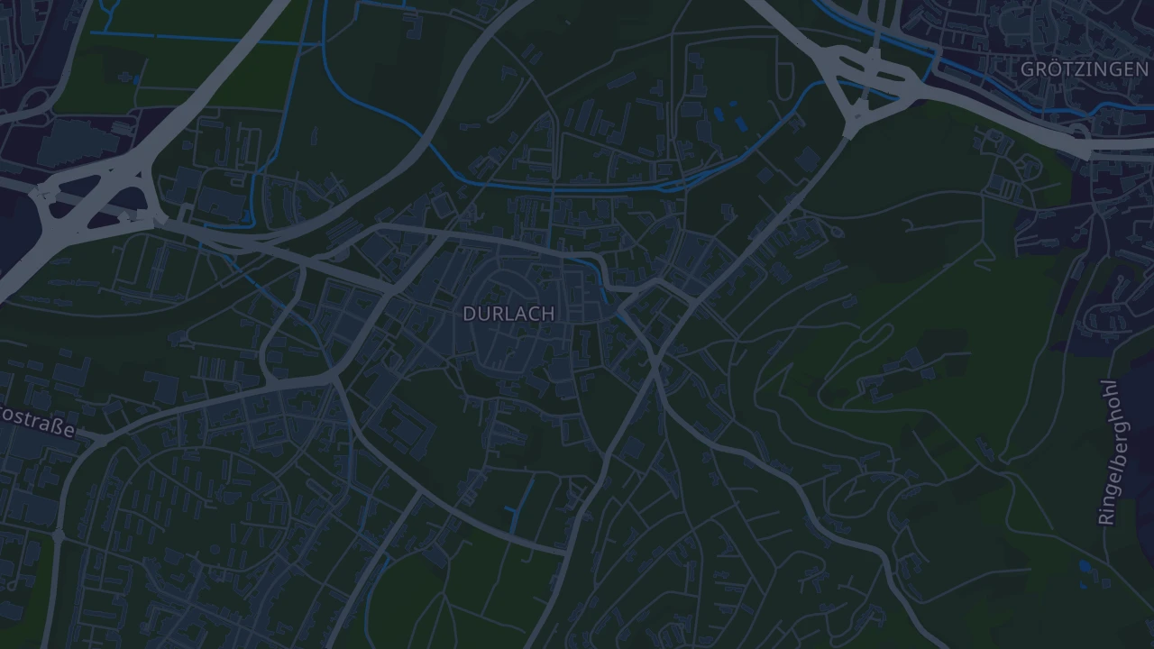 Karte von Karlsruhe