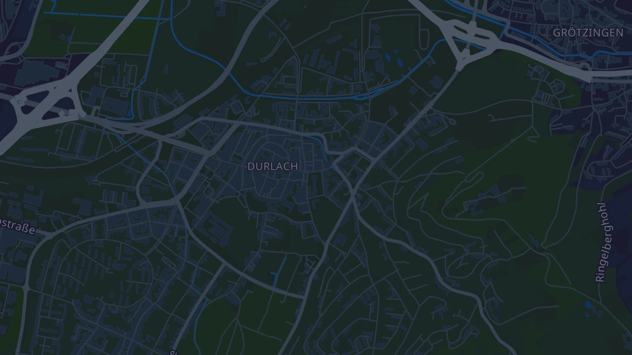 Karte von Karlsruhe